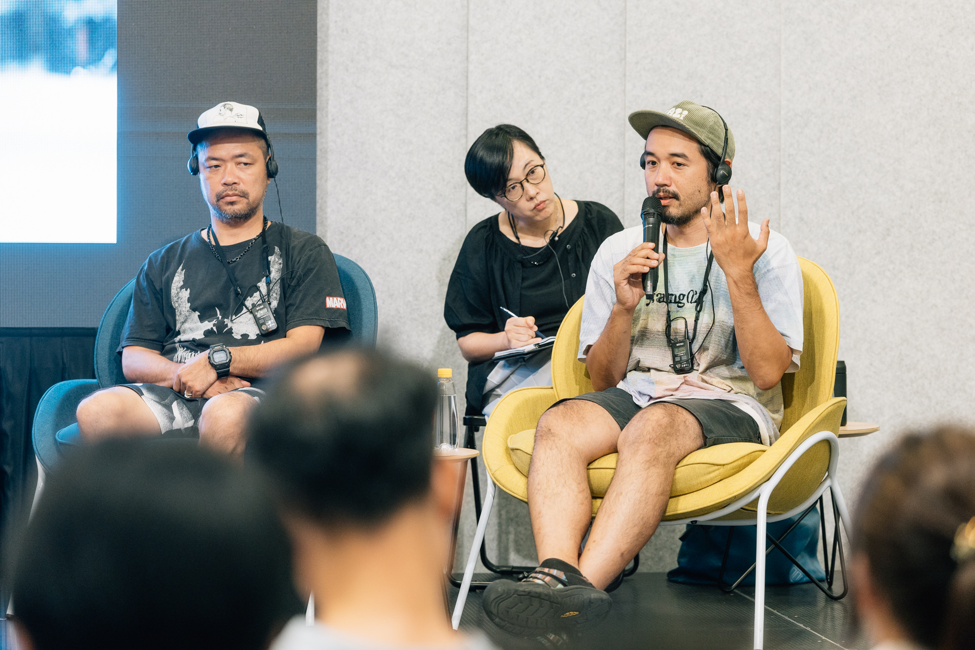2025臺北藝術節/演算混亂機器人/910(三) 北藝人物謝豐嶸、Contact Gonzo、yang02：《演算混亂ㄐㄧㄑㄧˋㄖㄣˊ》 人類與AI解說猿的大對決/小檔/3R4A7022
